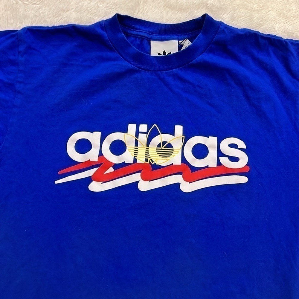 Adidas Brush Stroke T-Shirt size small - Picture 3 of 6
